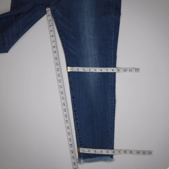DEAR JOHN DENIM Size‎ 32 High Rise Ankle Jeans Frayed Hems - Picture 10 of 10